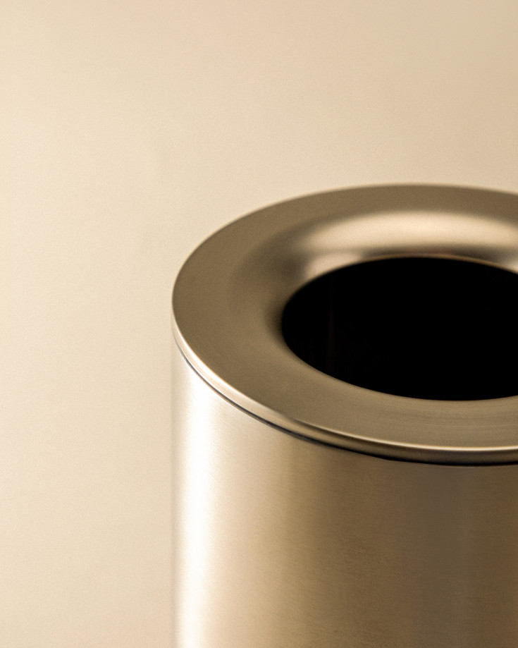 Cosmic Geyser søppelbøtte, 5 liter, rustfritt stål