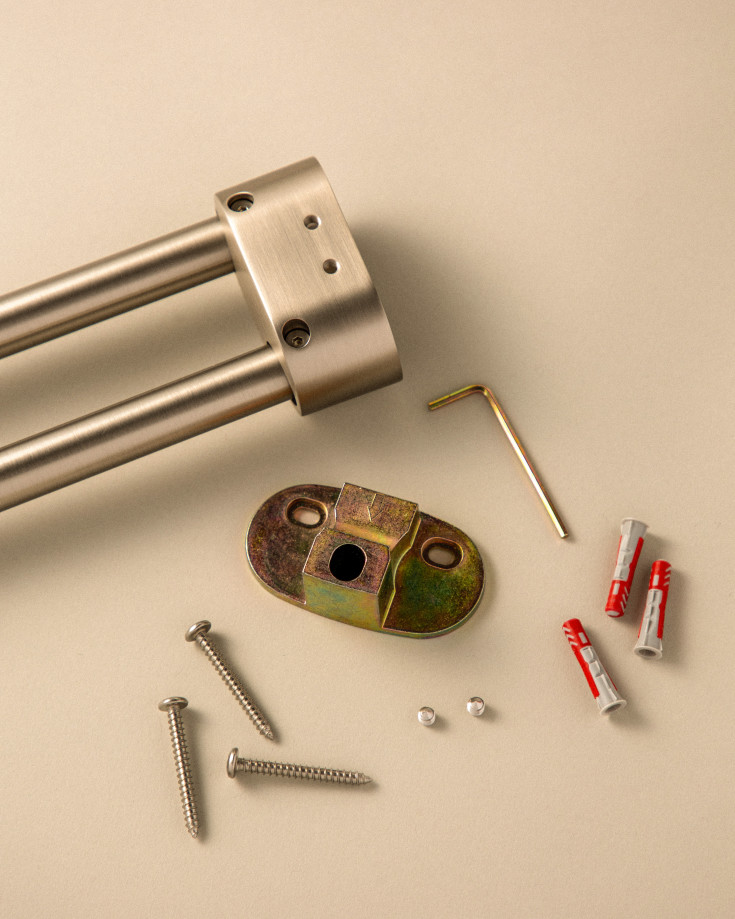 Cosmic Architect S+ håndklædeholder, rustfrit stål