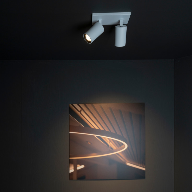 SLC ART Loftlampe 2 x 3000K hvid