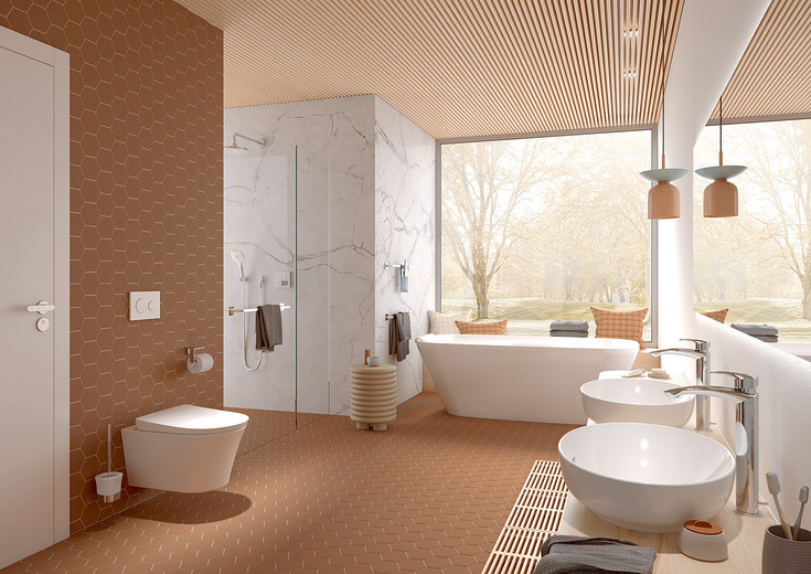 Toto GP væghængt toilet, uden skyllekant, rengøringsvenlig, hvid