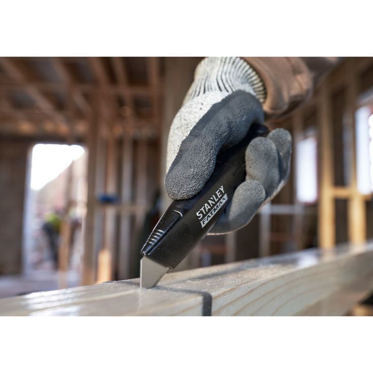 STANLEY FatMax trapez PROF kniv inkl. hylster, sort