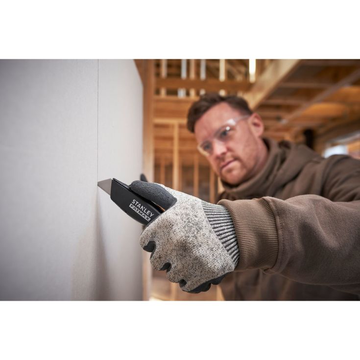 STANLEY FatMax trapez PROF kniv inkl. hylster, sort