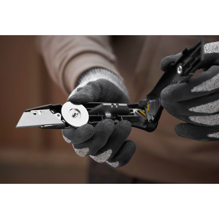 STANLEY FatMax trapez PROF kniv inkl. hylster, sort