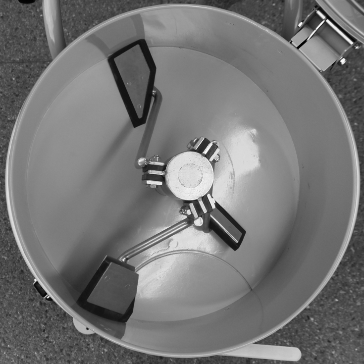 SoRoTo gummiblandararmar för stenigt material, 80 liter