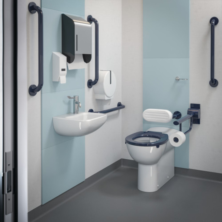 Ideal Standard Contour 21+ toilet, back-to-wall, uden skyllekant, hvid