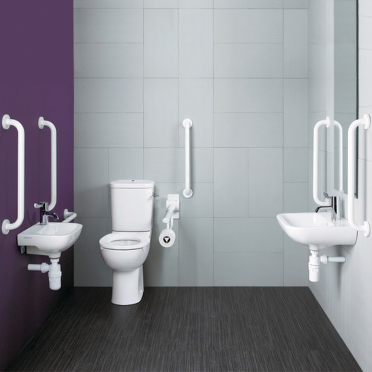 Ideal Standard Contour 21 støttehåndtak, 67 cm, hvit