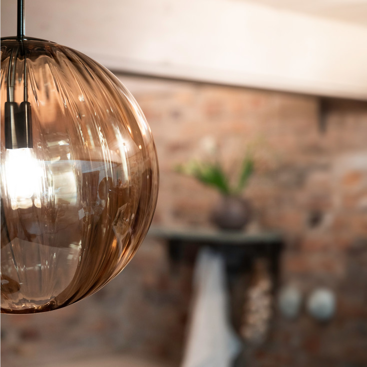 FENGARI Pendel 1L antik messing/rav