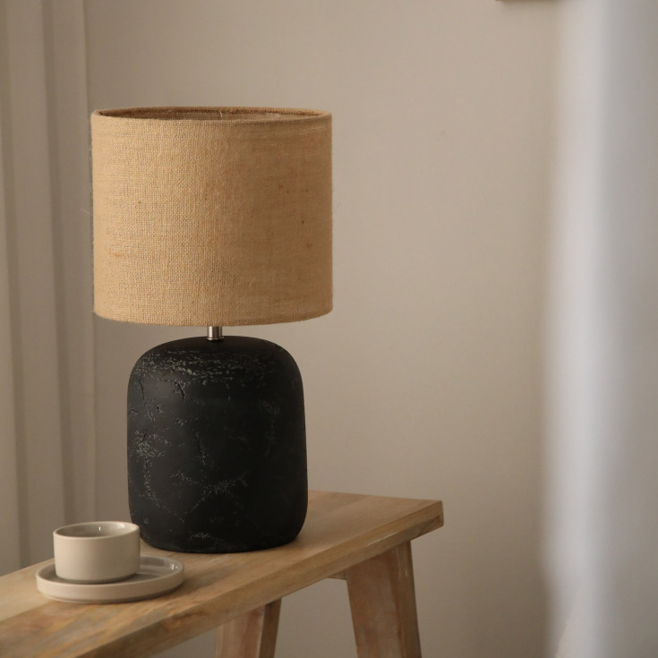 MONTAGNA Bord 1L 45cm sort/natur