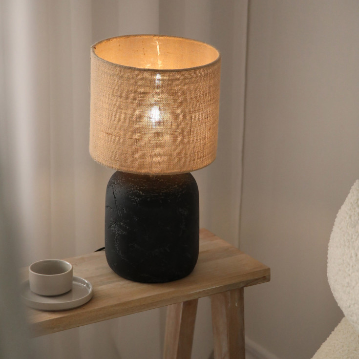 MONTAGNA Bord 1L 45cm sort/natur