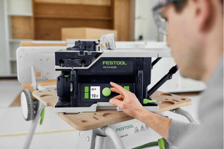 Festool akku bordrundsav CSC SYS 50 EBI-Set