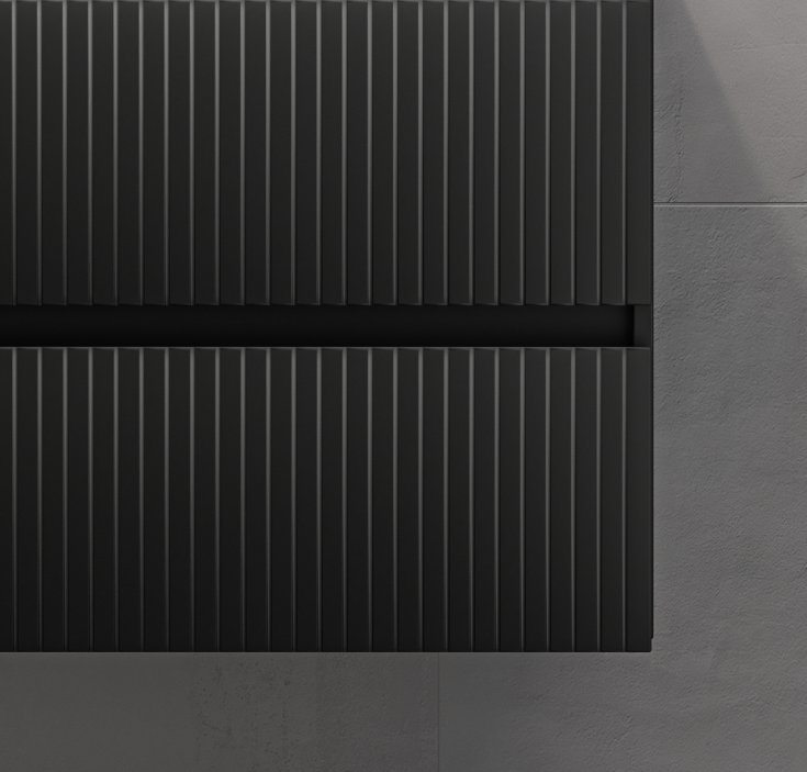 Sanibell Proline möbelpaket, 81x46 cm, matt svart