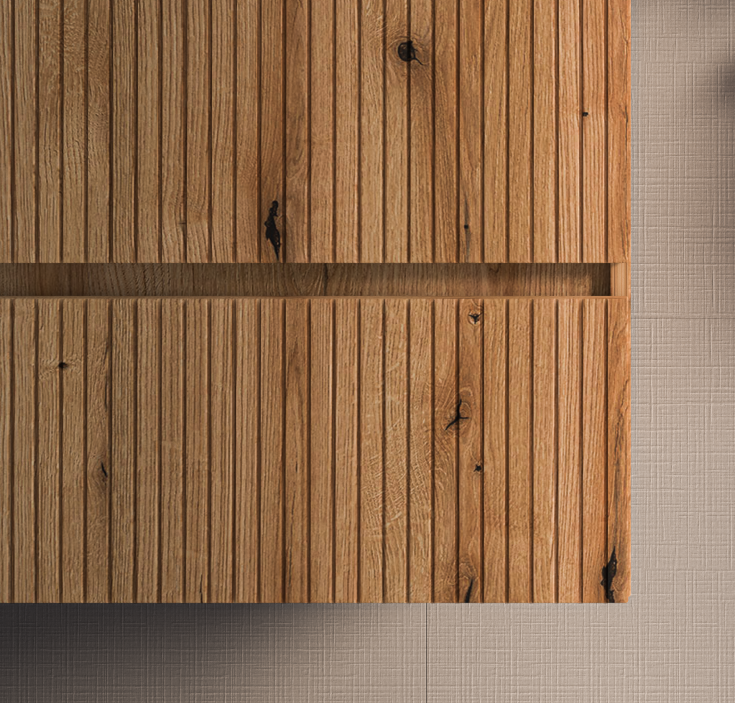 Sanibell Proline möbelpaket, 121x46 cm, urban ek