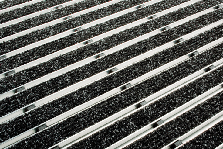 Aco Vario dörrmatta, med ram, inomhus, 75x50 cm, antracit