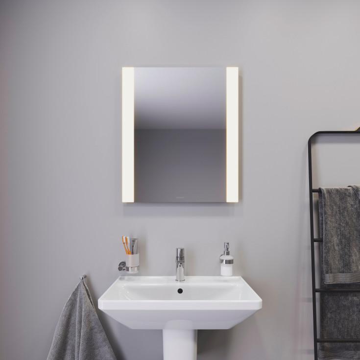 Duravit spegel med ljus, sensor, 60x70 cm