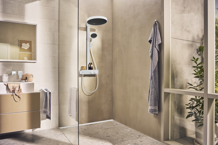 Hansgrohe Metropol håndvaskarmatur, mat hvid