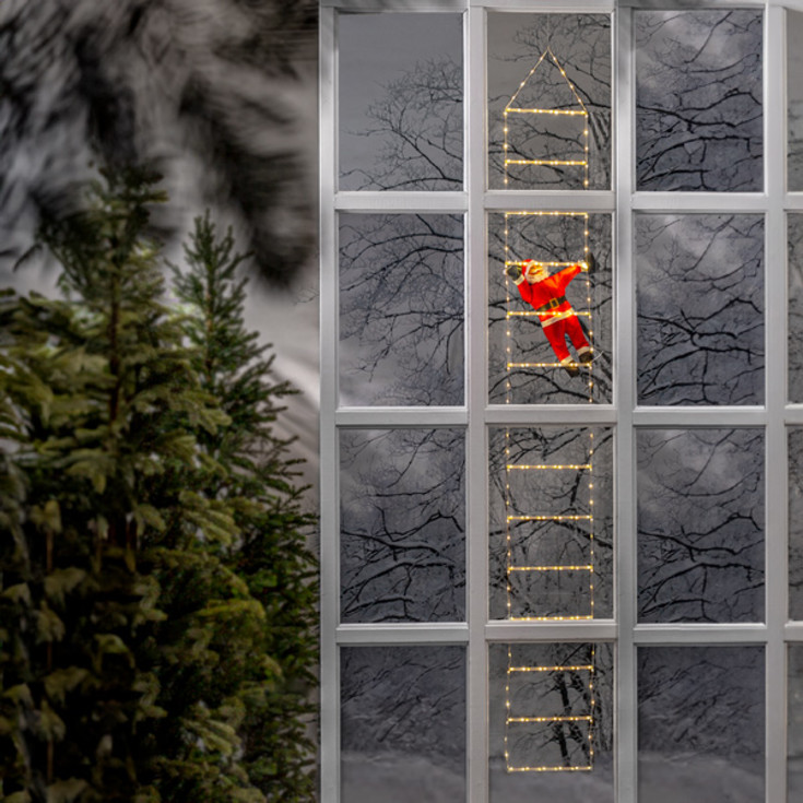 6 stk Star Trading julemand på stige