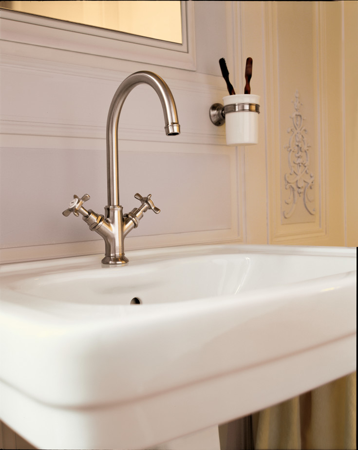 Axor Montreux håndvaskarmatur, børstet nikkel