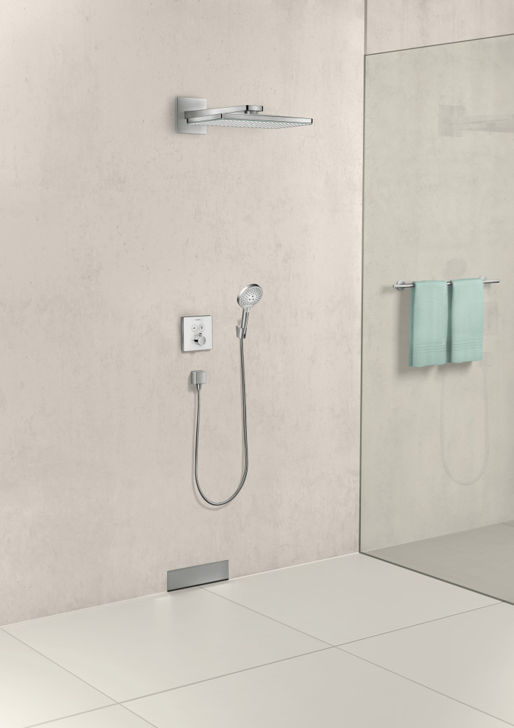 Hansgrohe Rainmaker Select dusjhode, 46,6x27 cm, krom