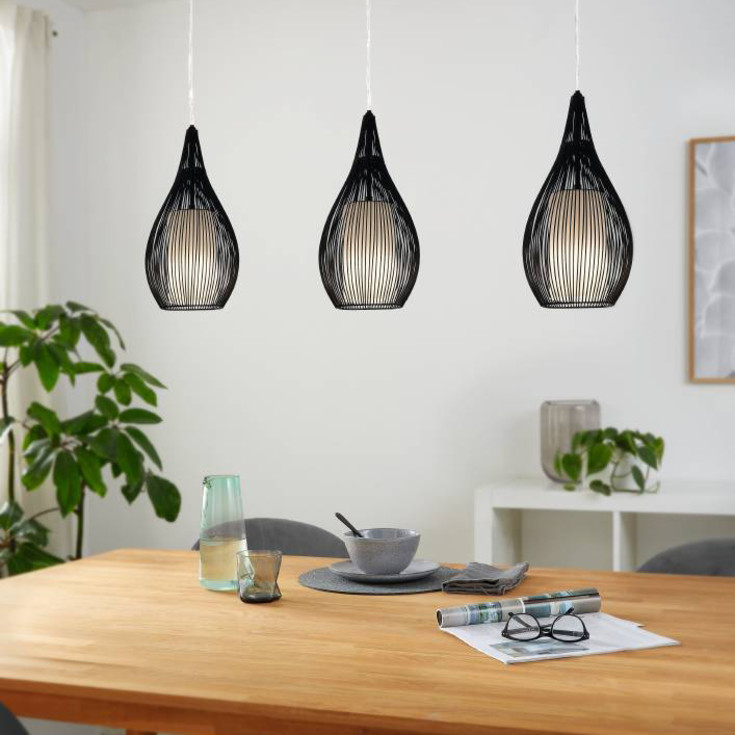 Eglo Razoni langbordspendellampe, sort