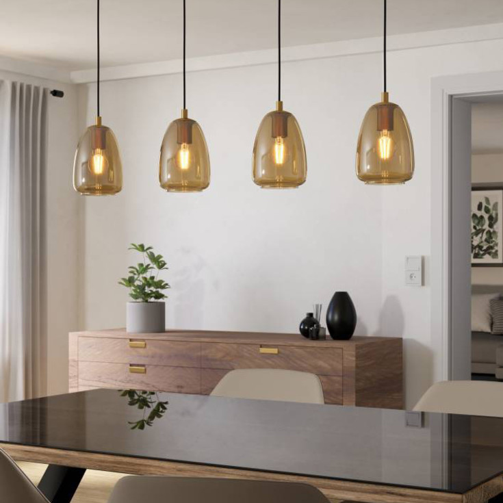 Eglo Alobrase langbordspendellampe, messing