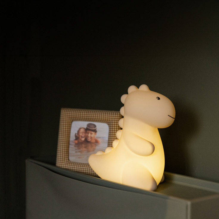 Jeroom LED/USB bordslampa, sand, H20x18x13