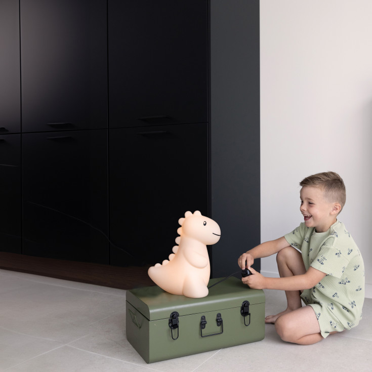 Jeroom LED/USB gulvlampe, sand, 30x27x19,60