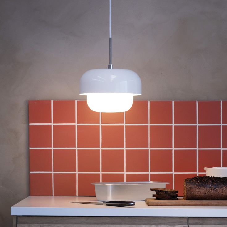 Dyberg Larsen Haipot pendellampe, hvit