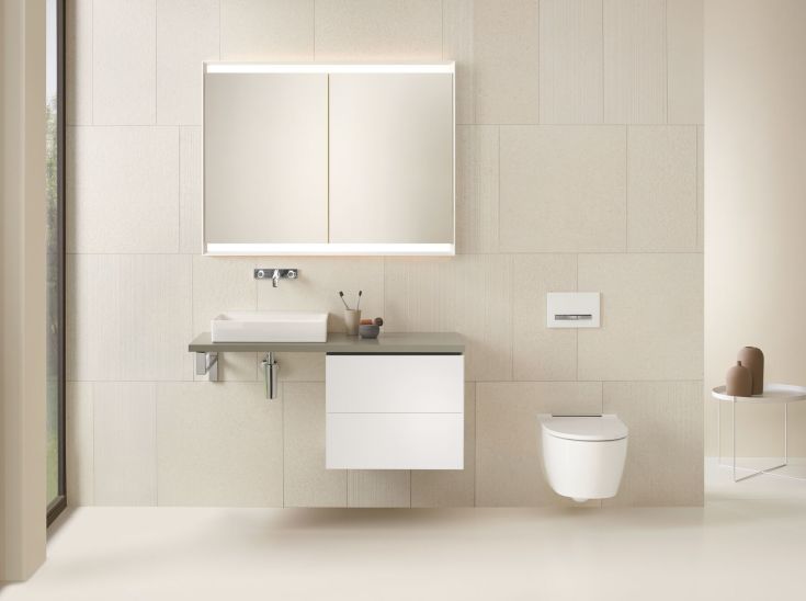 Geberit One underskab, 59,2x47 cm, højglans hvid