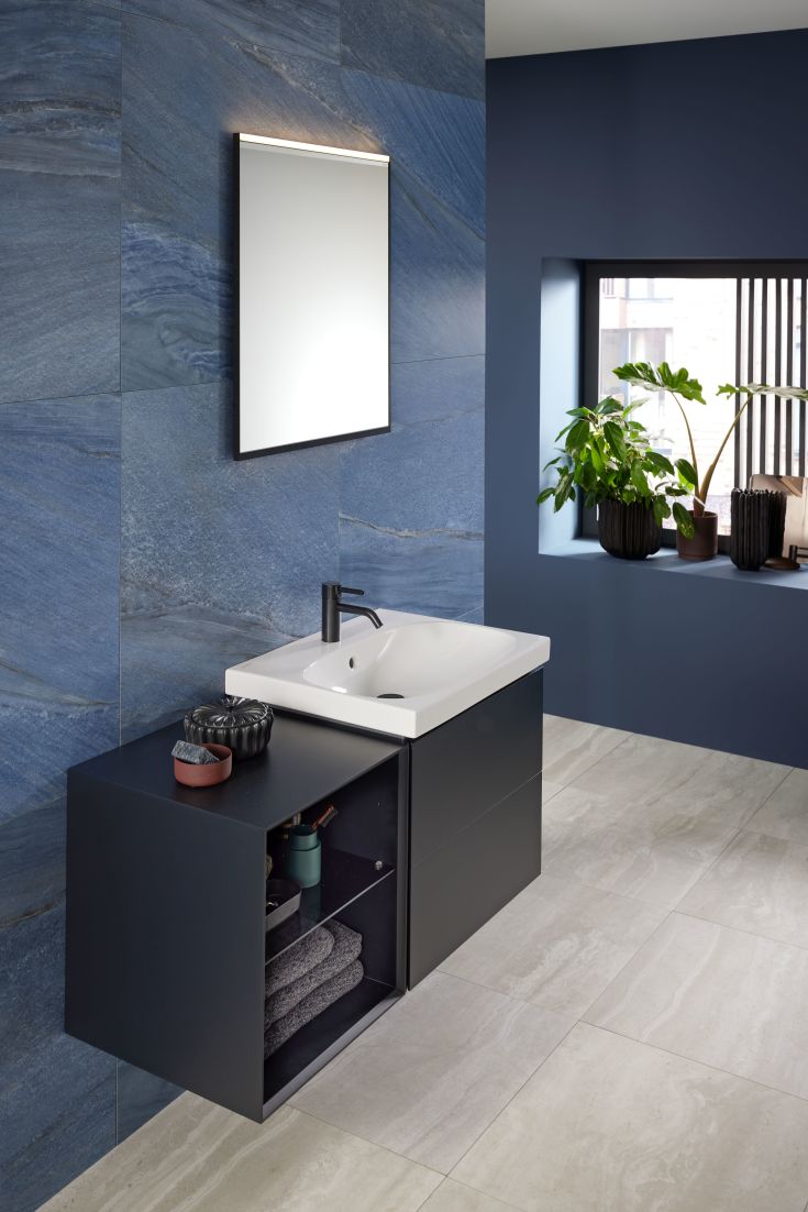 Geberit One underskap, 59,2x47 cm, matt sort