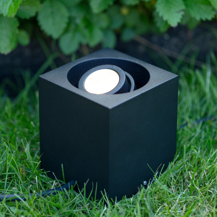 GARDEN 24 Kubspot 3W Svart