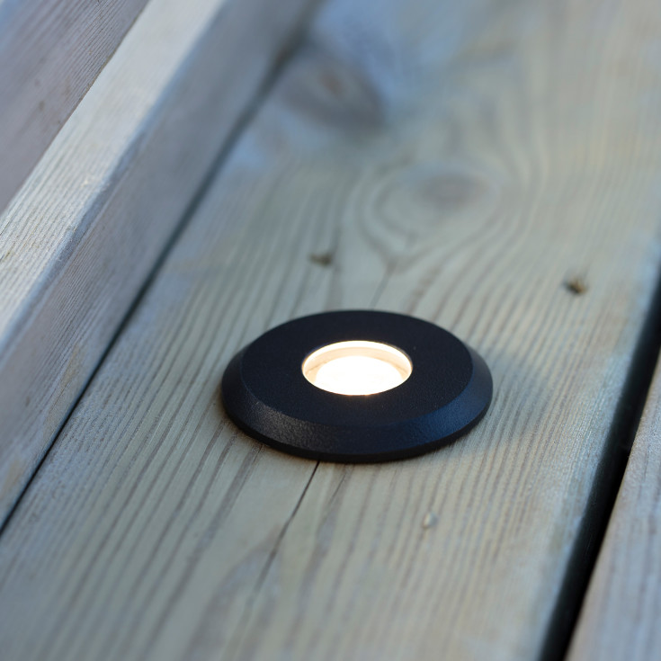 GARDEN 24 DECKLIGHT 0,8W 60mm sort