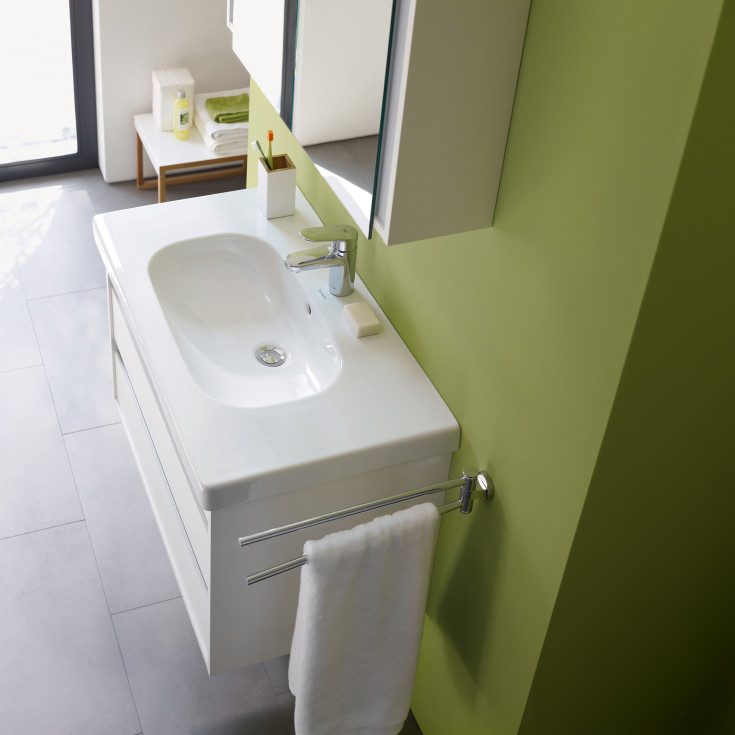 Duravit D-Code handduksstång, 44,5 cm, krom