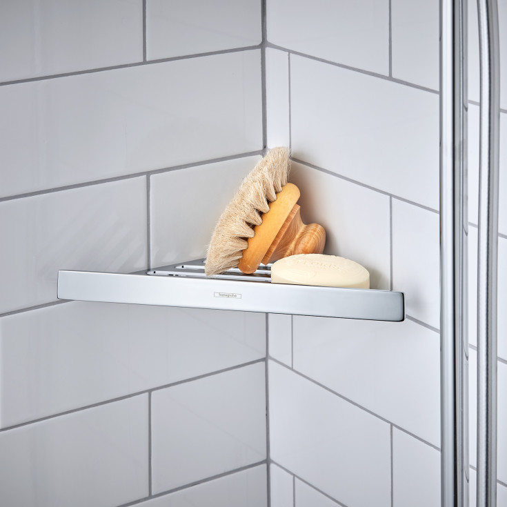 Hansgrohe AddStoris brusehylde, krom