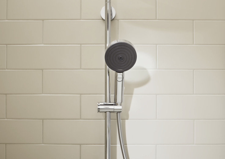 Hansgrohe Pulsify S duschset, vattenbesparande, krom