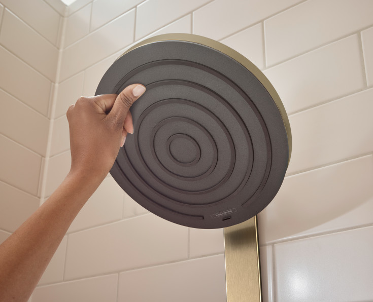 Hansgrohe Pulsify S dusjsett, børstet bronse