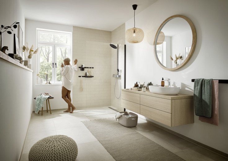 Hansgrohe Pulsify S dusjsett, vannbesparende, krom