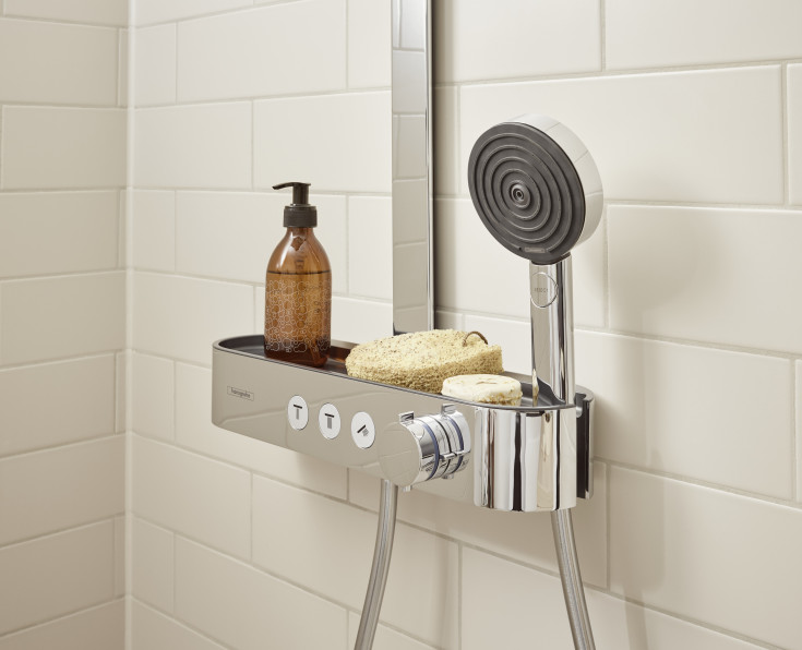 Hansgrohe Pulsify S duschset, vattenbesparande, krom