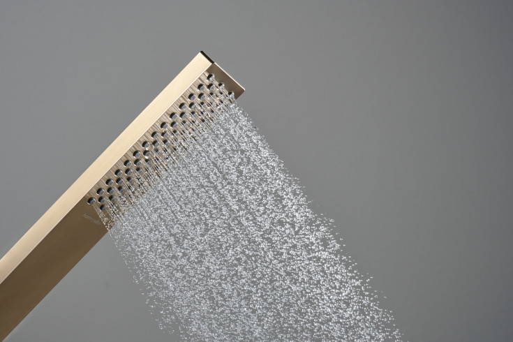 Hansgrohe Pulsify E handdusch, vattenbesparande, borstad brons