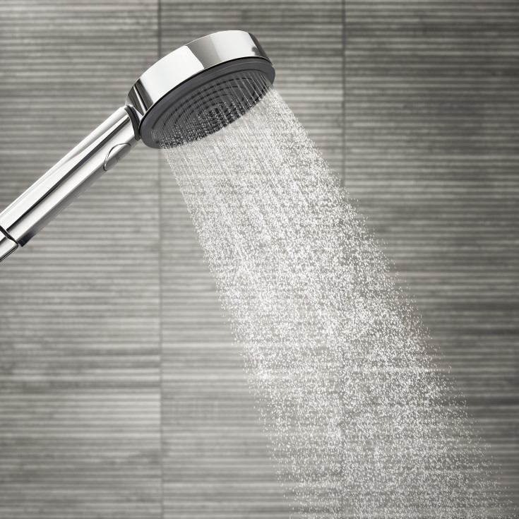 Hansgrohe Pulsify Select S 105 Activation handdusch, vattenbesparande, krom