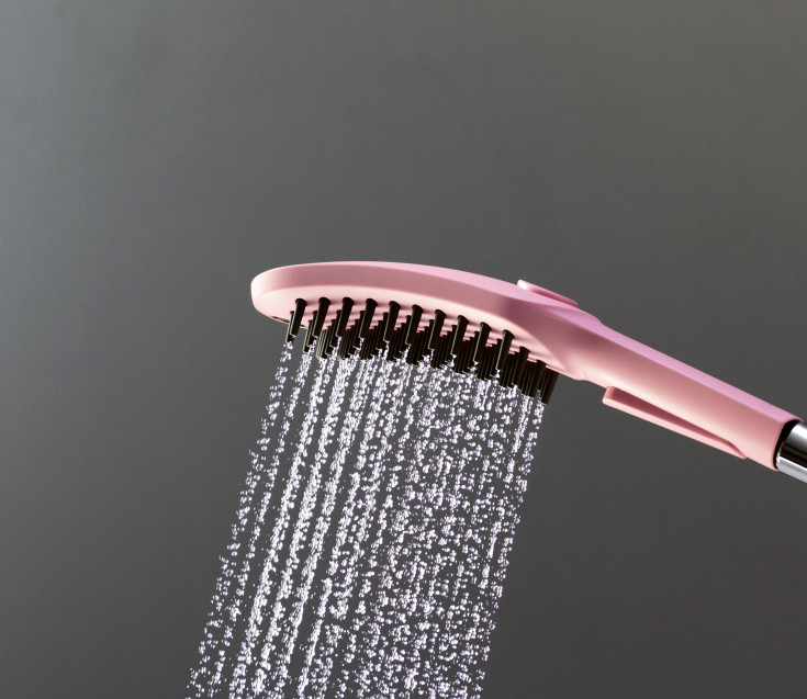 Hansgrohe DogShower hunddusch, vattenbesparande, rosa