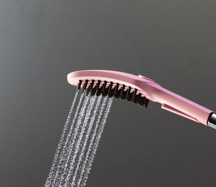 Hansgrohe DogShower hunddusch, vattenbesparande, rosa