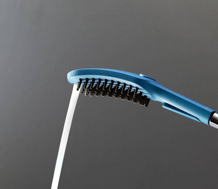 Hansgrohe DogShower hundebruser, vandbesparende, blå