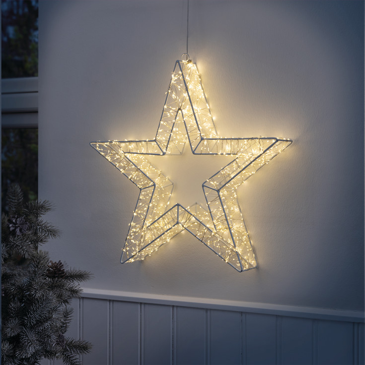 Veli Line ljusstjärna, 960 varmvita ljus