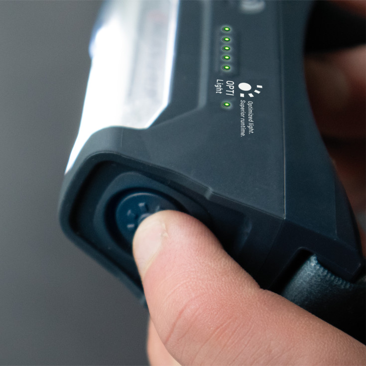 Genopladelig pandelampe I-VIEW FOR LIFE, 400 lumen