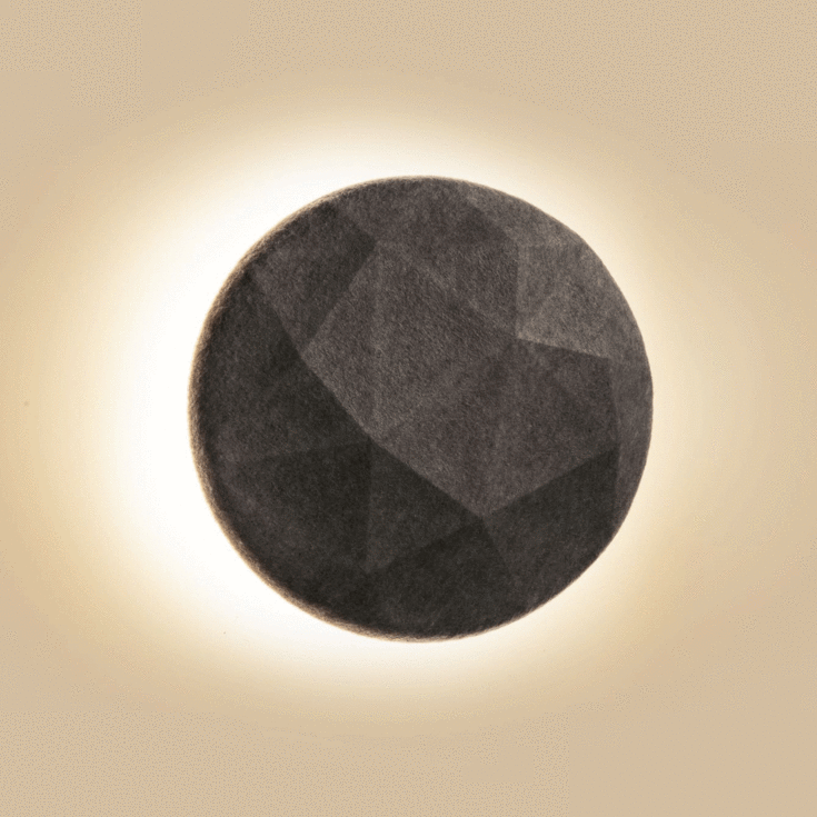 SLV Mana lampeskærm, grå, Ø40 cm