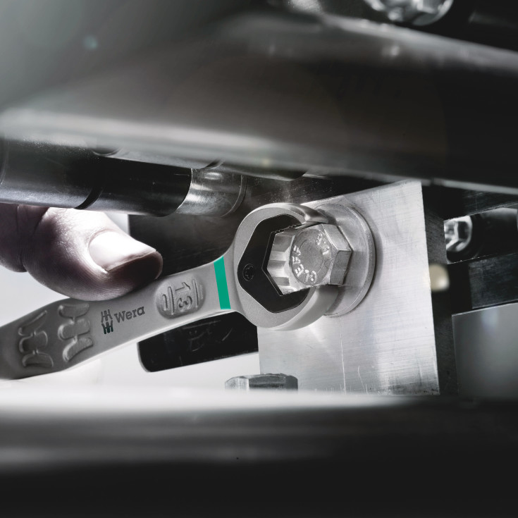 Wera 6000 Joker 4, gaffel/ringskralle-nøkkelsett, 4 deler