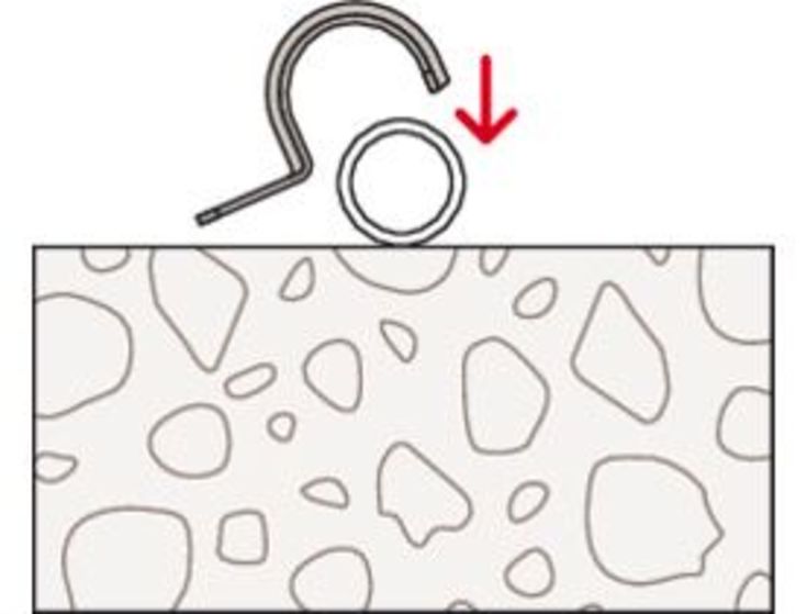 fischer kabelklemme BSM 40, metall, enkeltbenet, 25 stk.