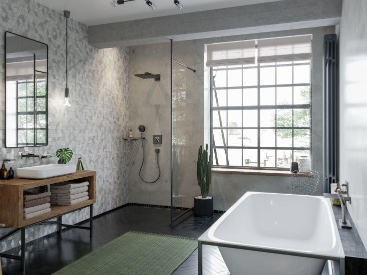 Hansgrohe Isiflex duschslang, 1,25 meter, borstad svart krom