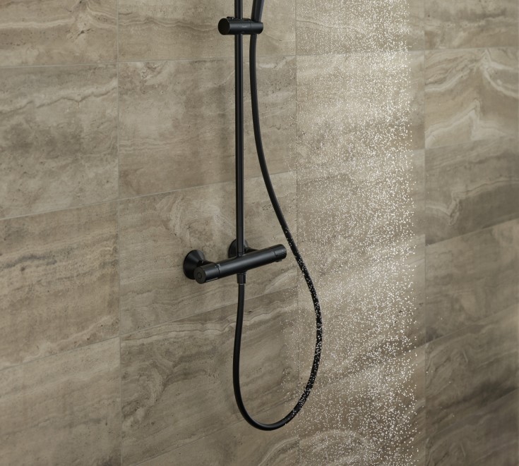 Hansgrohe Isiflex dusjslange, 1,25 meter, matt sort