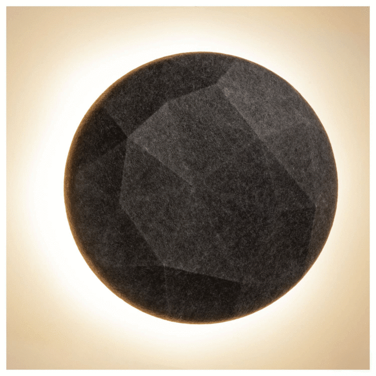 SLV Mana lampeskærm, grå, Ø60 cm